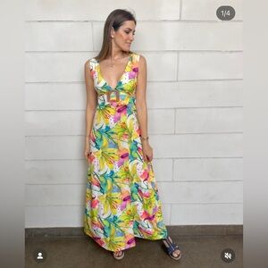 100% made in Colombia maxi dress